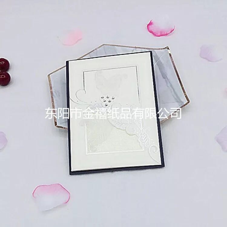 Factory direct sales, customization and wholesale of exquisite engraved and diamond-encrusted wedding invitations/banquet invitations Specification image