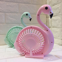 Creative Flamingo Desktop Fan USB Hot-selling Flamingo small electric fan appliance