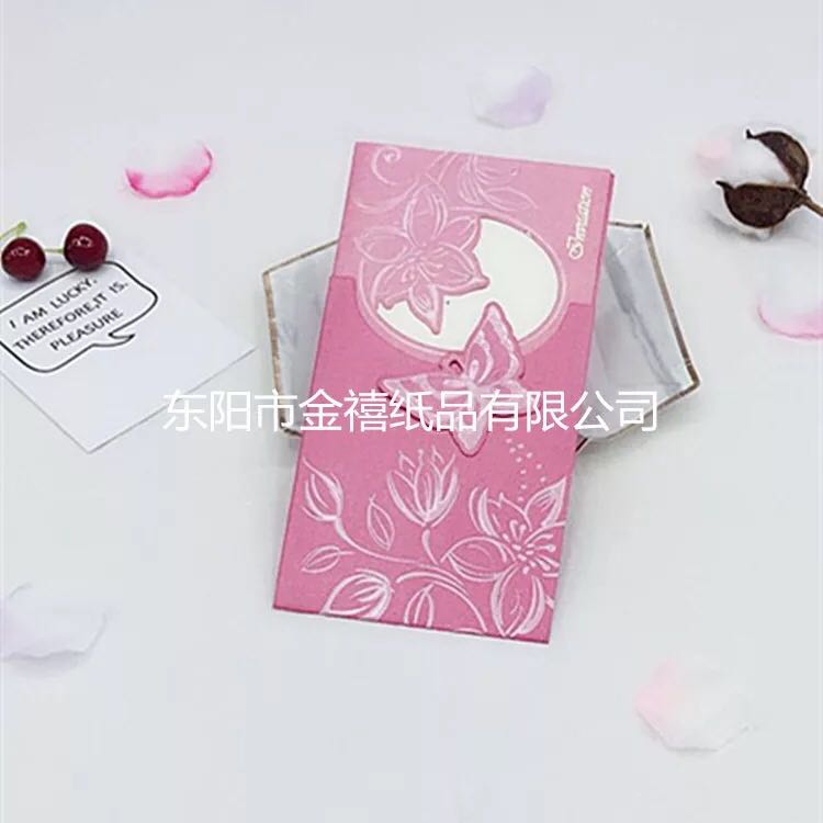 Direct sales, customization and wholesale of high-end gilded and engraved European-style wedding invitations from the manufacturer. Invitations/invitations are available all over the country details Picture