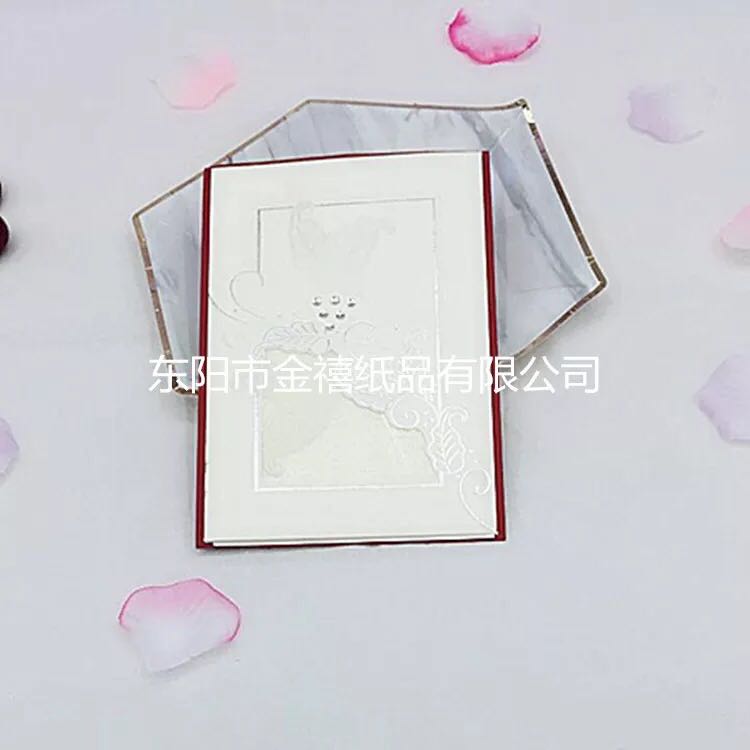 Factory direct sales, customization and wholesale of exquisite engraved and diamond-encrusted wedding invitations/banquet invitations details Picture