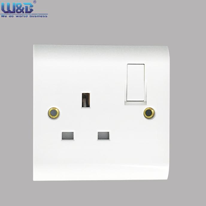Panel with switch 13A socket copper multi-functional wall switch panel