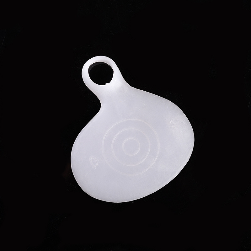 Wholesale of new anti-pain silicone apple-style forefoot pads, toe separation pads and comfortable foot protection forefoot half-size pads for high heels Specification image