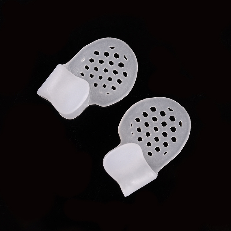 Wholesale of breathable toe separators with holes, correctors and anti-wear silicone overlapping toe separation pads for hallux valgus of the little foot Specification image