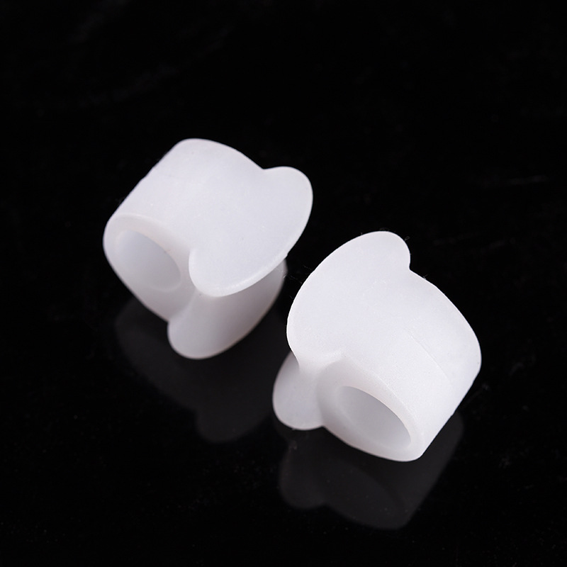 Hallux valgus corrector, toe divider, day and night use silicone adult big toe bone overlapping toe care pad