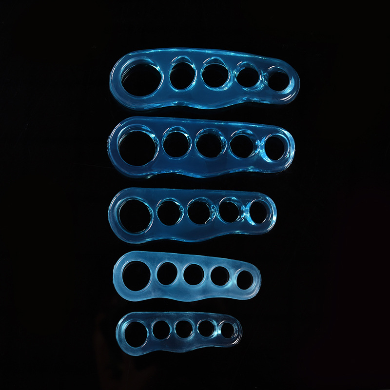 Wholesale manufacturer of silicone five-toe correction braces for hallux valgus split-toe bone overlap fixator Specification image