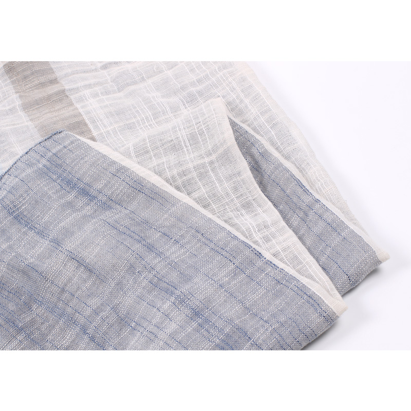Europe And The United States Fashion New Scarf Leisure Travel All Loose Stripes To Prevent Sunscreen Silk Scarf Customization Application Scenario