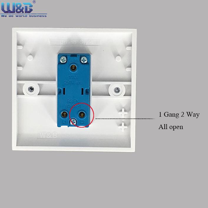 One-on-dual-control switch panel wall switch, multi-functional wall switch panel details Picture