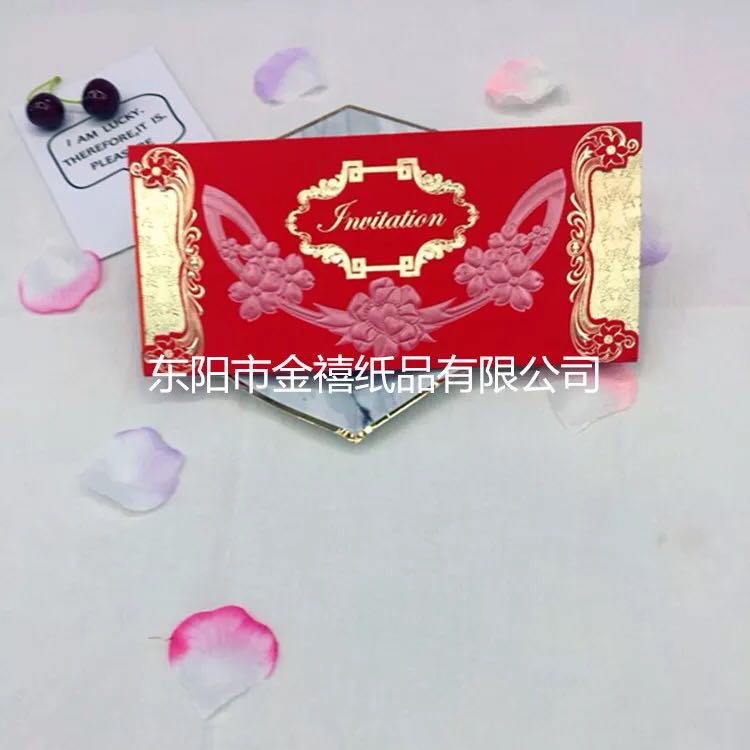 Factory direct sales, customization and wholesale of long, insertable candy-colored wedding invitations/banquet invitations Application Scenario