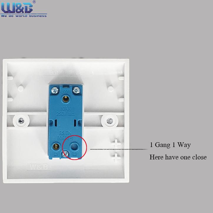 One-on-dual-control switch panel wall switch, multi-functional wall switch panel Specification image