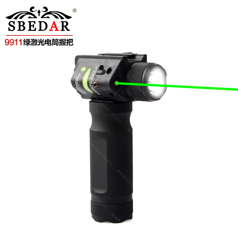 SBEDAR绿激光LED电筒金属战术爆闪强光电筒