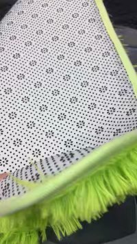 New best-selling 45*75cm thin, long-haired and woolen toilet three-piece set, plain three-piece toilet floor mat Specification drawing