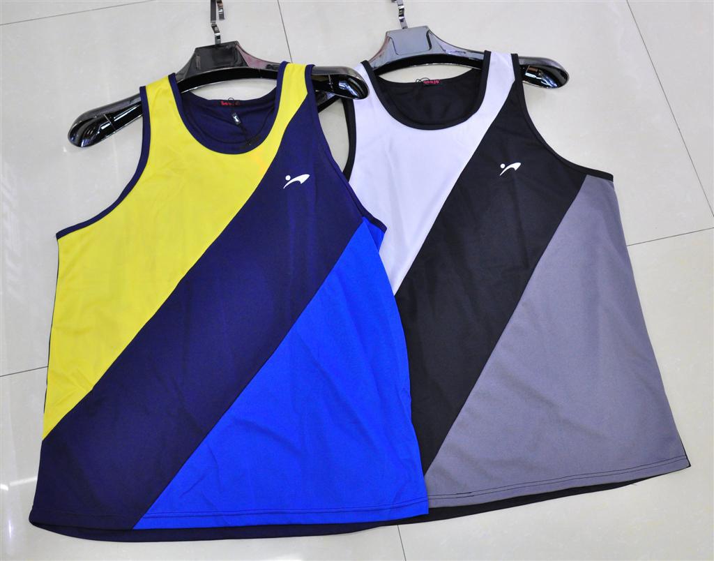 Customized full polyester solid-color sports vests, advertising shirts, cultural shirts and professional patchwork T-shirts based on samples details Picture