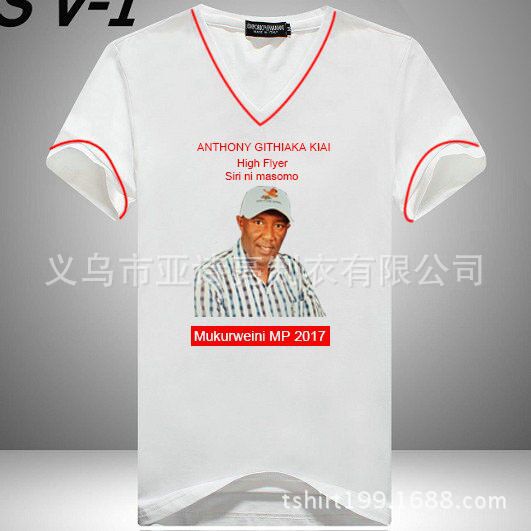 快速生产赶货选举T恤衫男式T恤烫画人像印刷大选汗衫POLO衫
