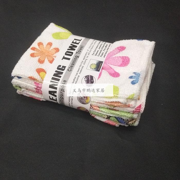 Factory direct sales of printed polka dot printed microfiber cleaning cloth, soft and oil-free kitchen cloth Application Scenario