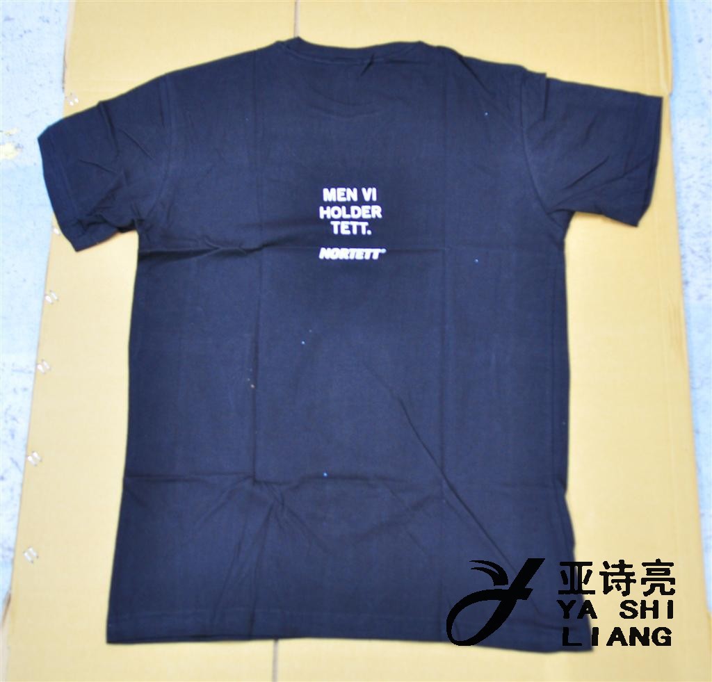 义乌好货全棉180克纯白色T恤印花空白圆领文化衫广告衫班服产品图