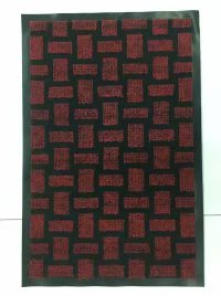 New best-selling 48*78cm new PVC grid floor mat, anti-slip door mat, polyester foot mat, bamboo joint high ground mat, grid floor mat Application Scenario
