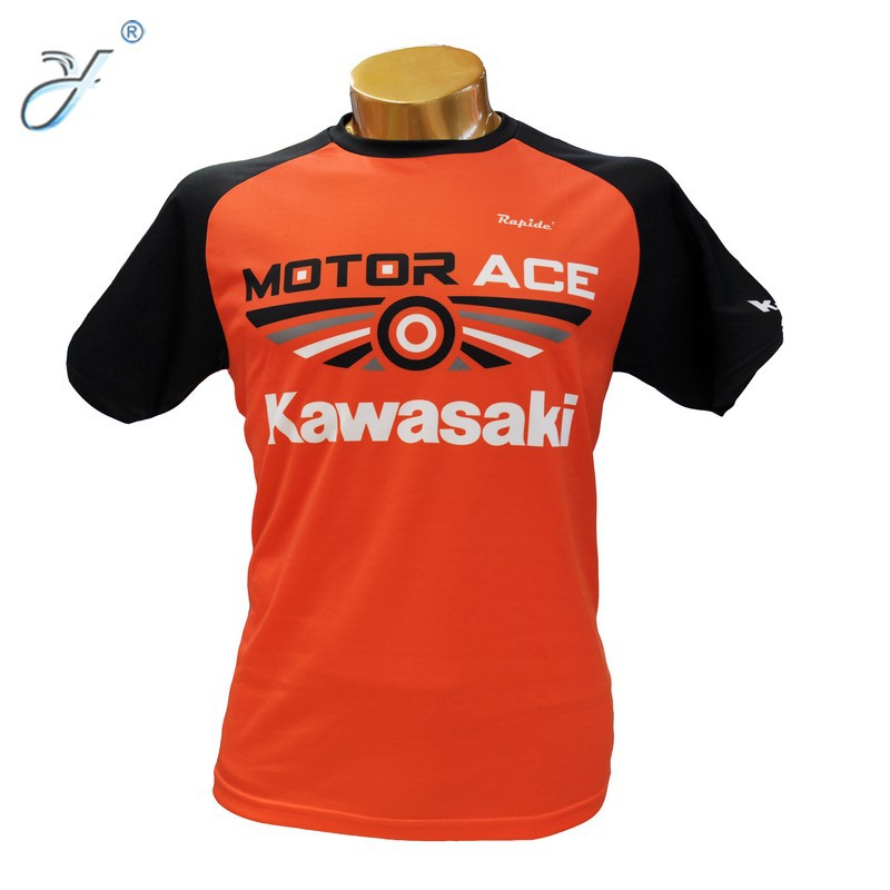 European and American sports short-sleeved men's T-shirt, round neck, marathon positioning, digital printing, heat sublimation polyester, no need for dyeing