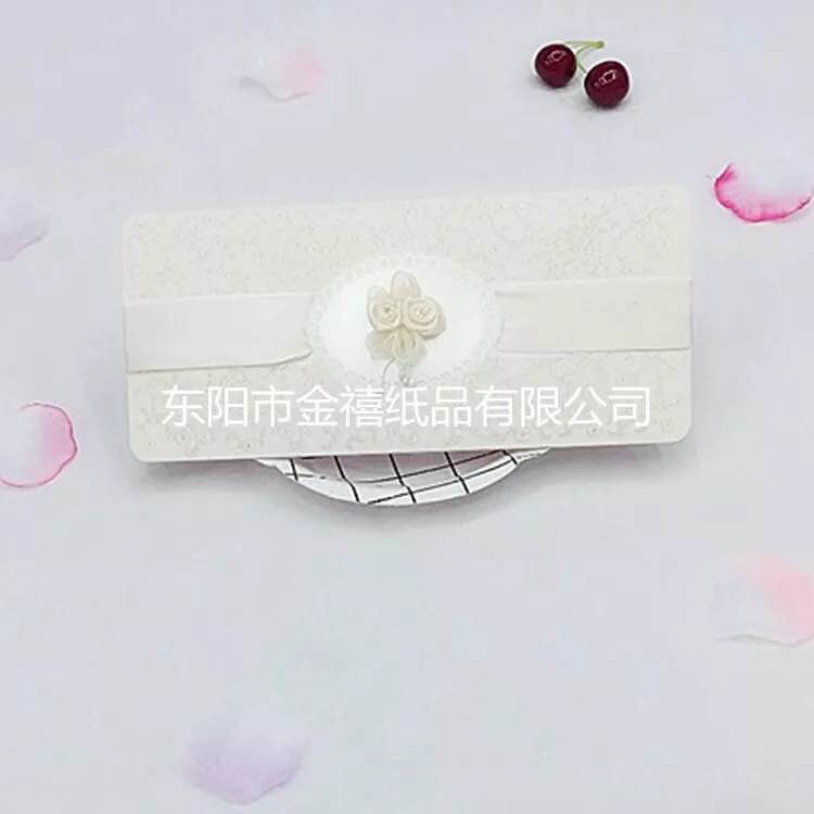 欧美小清新花朵结婚请柬/宴会邀请函厂家直销定制批发产品图
