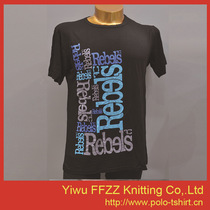 Yiwu good goods haute couture design brand Laika Modal elastic men's T-shirt culture advertising shirt