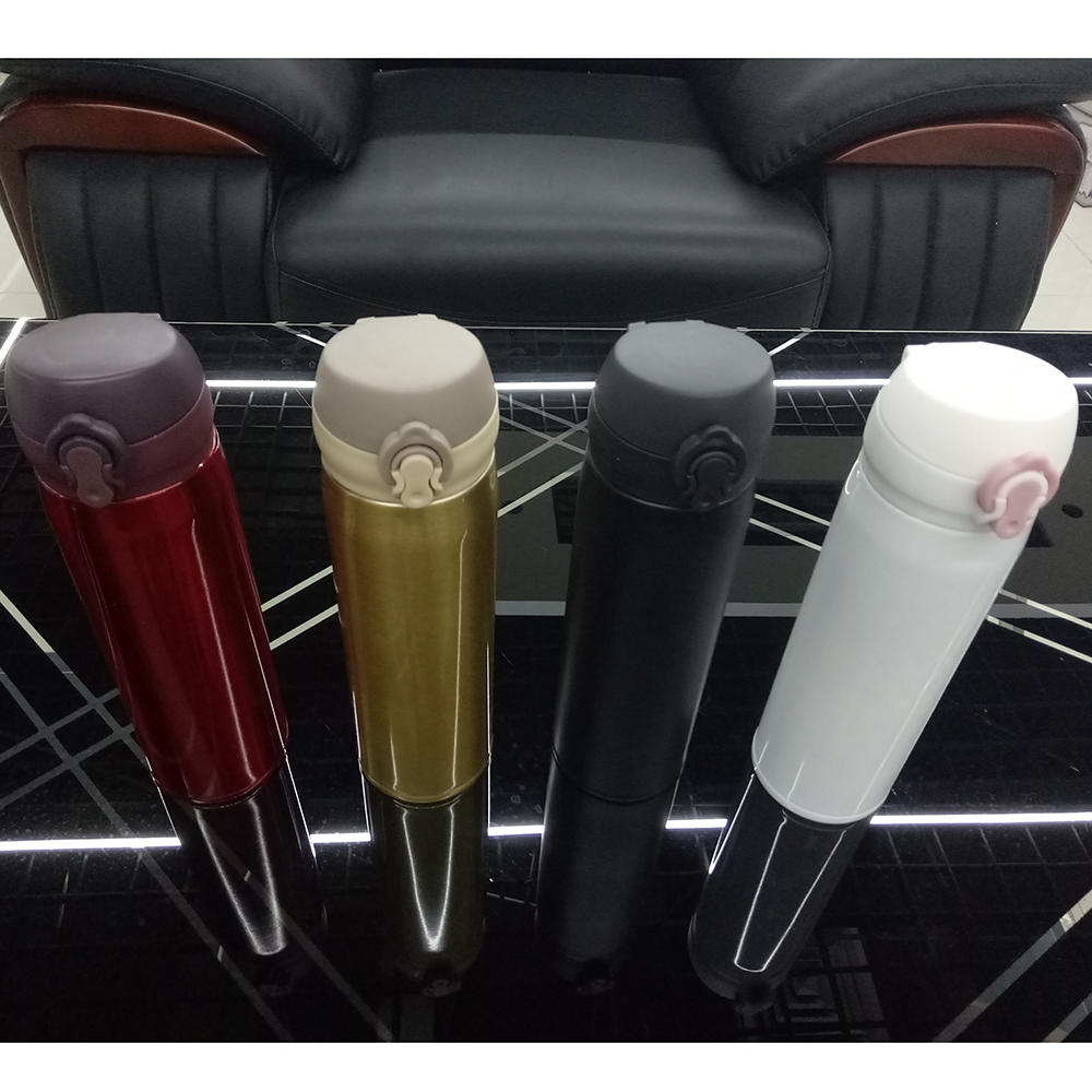 Vacuum spring thermos cup Fashion thermos cup Men and women gift water cup special gift thermos cup