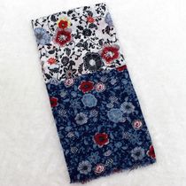 New scarf satin cotton print scarf wholesale vintage floral print scarf shawl