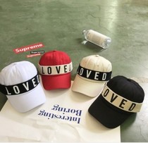 Harajuku couple letter baseball hat women's hundred hipster cap casual visor