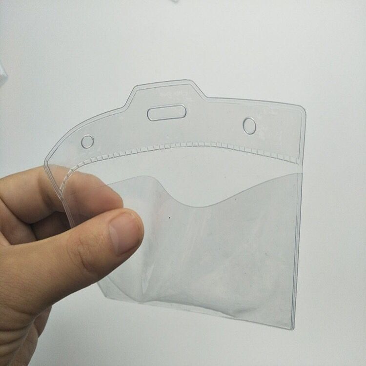 透明软膜卡套流程卡袋标签套标签袋标价签标价套竖式大号卡套