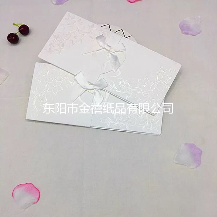 Factory direct sales, customization and wholesale of printed long, insertable candy-colored wedding invitations/banquet invitations Specification image
