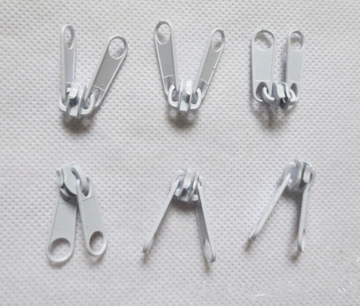 Factory direct sales of No. 5 nylon double-sided zipper pulls/double-piece zipper pulls. All models of this style are in stock Specification image