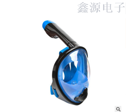 游泳面具浮潜潜水面罩成人儿童游泳全干式面罩浮潜细节图