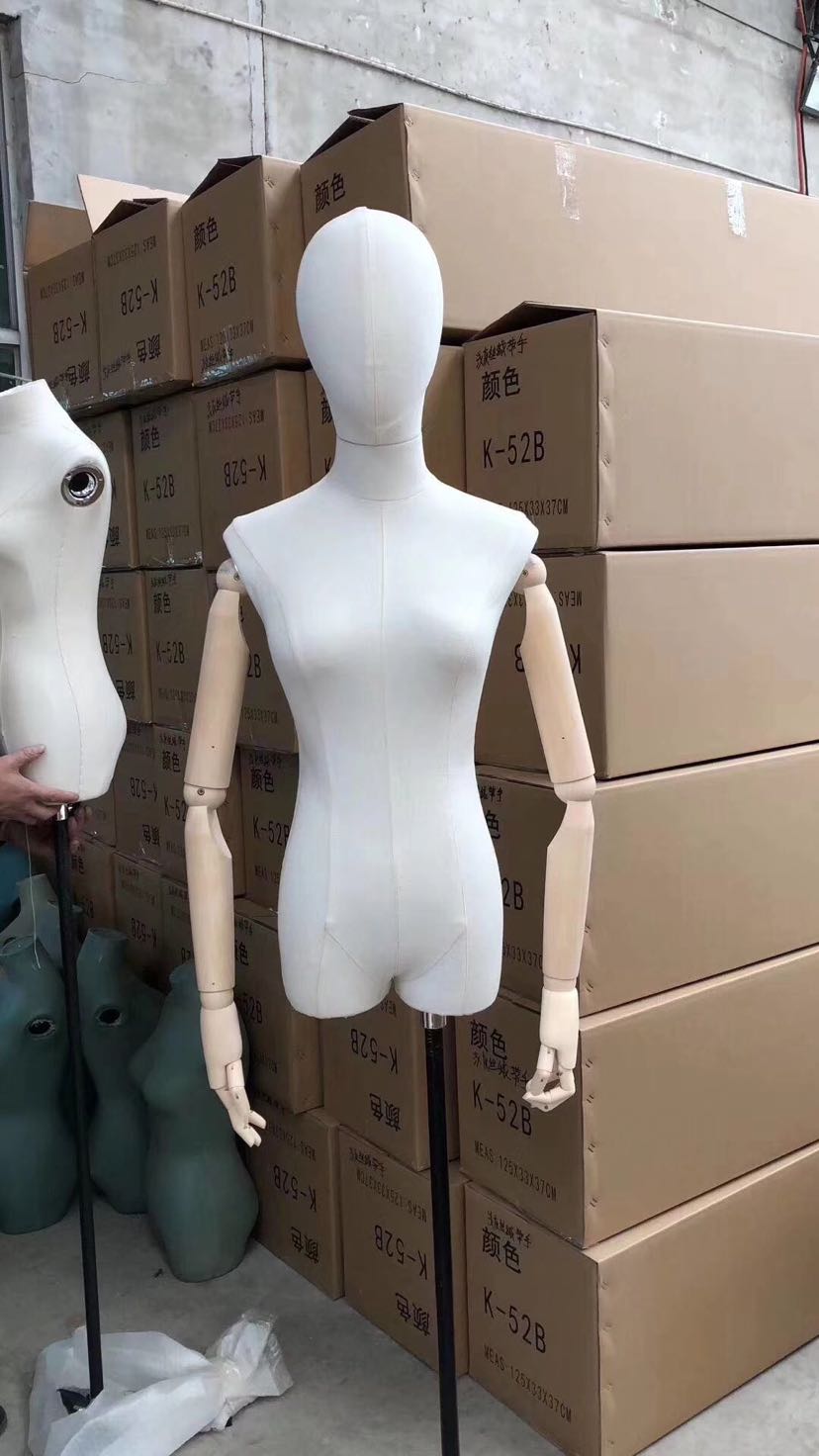 服装道具模特包布模关节模特细节图