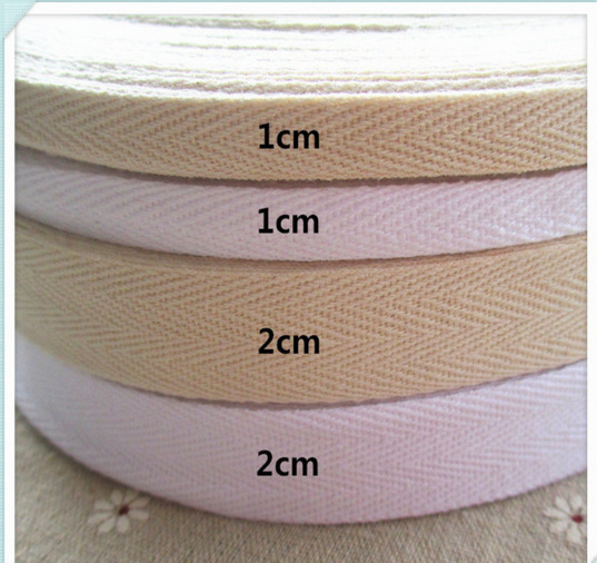 厂家直销 优质全棉人字平纹织带背包织带服装辅料各种包边织带