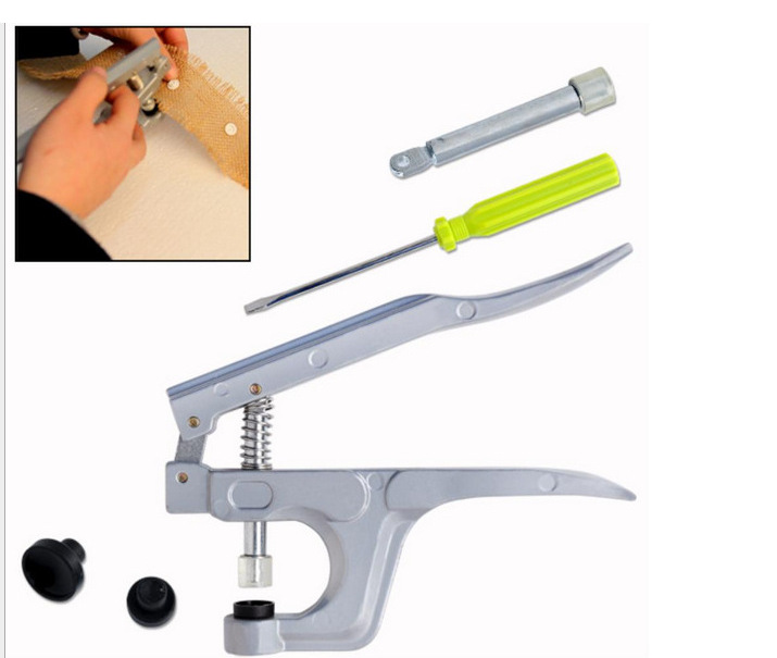 Factory direct sales of four-piece buckle hand press pliers, resin four-piece buckle installation tools, hand press buckle machines details Picture