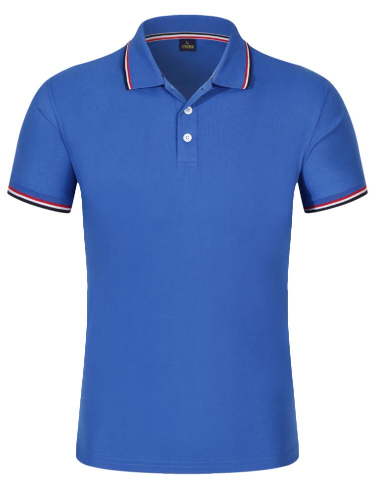 polo衫定制t恤印logo刺绣纯棉文化广告工装定做印制短袖工作衣服产品图