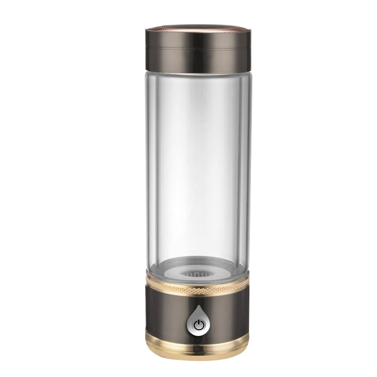 量子富氢水素水杯 智能便携电解发生器高硼杯体养身礼品杯产品图