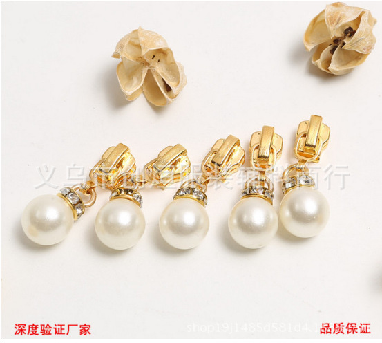 Creative metal zipper head luggage accessories, gold-plated zipper head No. 3 factory direct sale details Picture