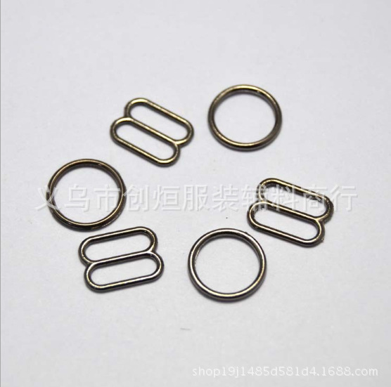 厂家直销内衣调节扣文胸扣8字9字O字 白色枪黑金色规格齐全合金