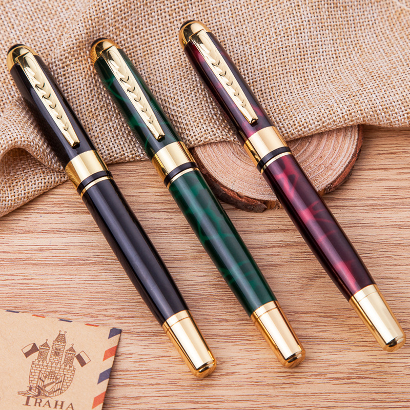New wholesale and in-stock metal signature pens, fashionable business gel pens, metal bead pens, advertising gift pens