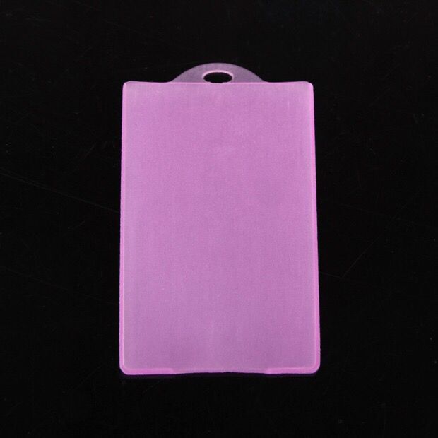 磨砂透明硬塑料公交卡套银行卡身份证件学生饭卡套IC保护套产品图