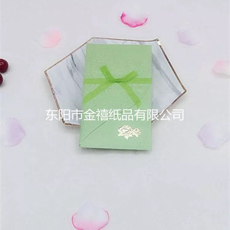 Creative European and American half-heart wedding invitations/Banquet invitations, direct sales, customization and wholesale from Jinxi Paper Products Factory Specification image