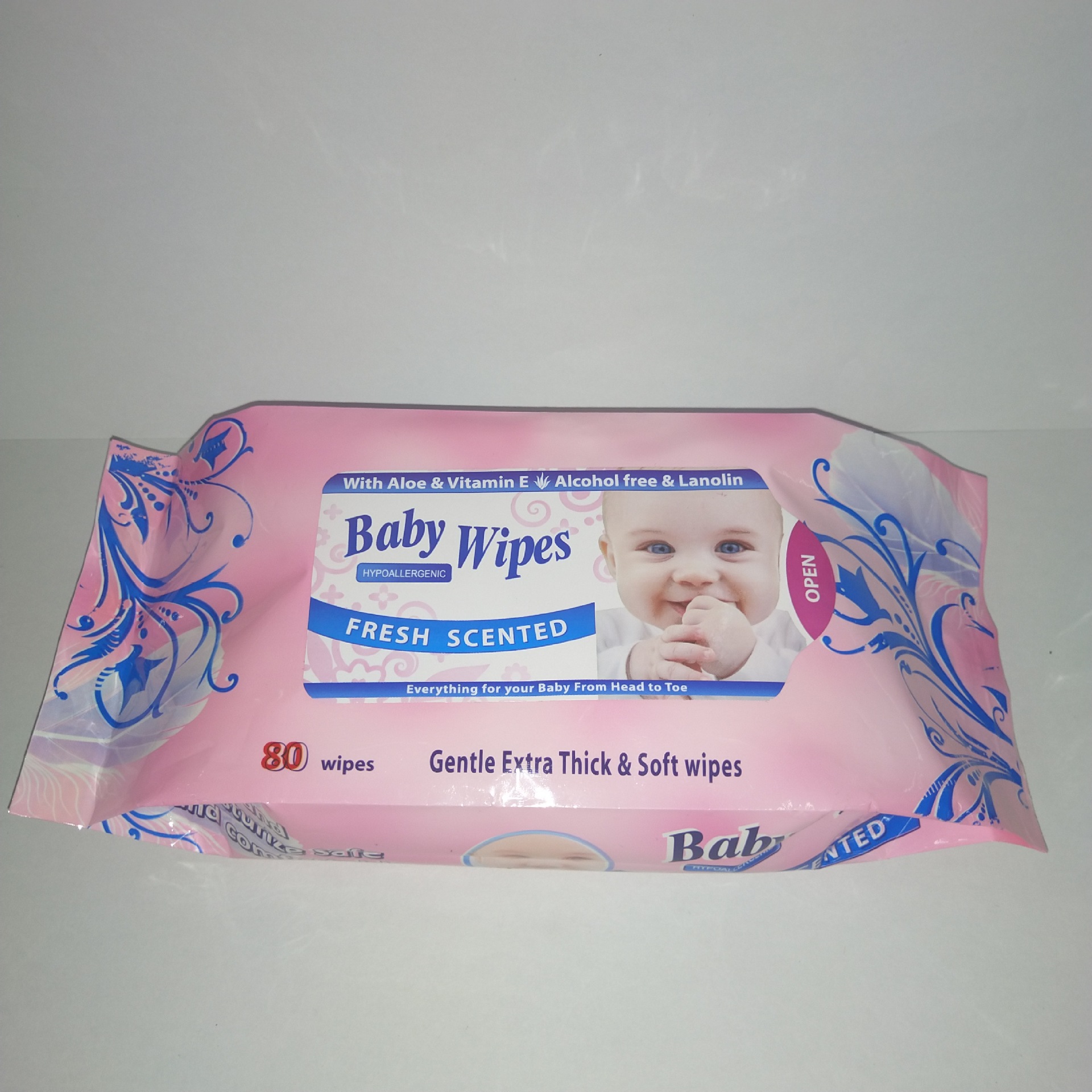 Baby Wipes 80 Tablets Baby Wipes Baby Wipes Soft Wipes Refill Pack 80 Cigarettes details Picture