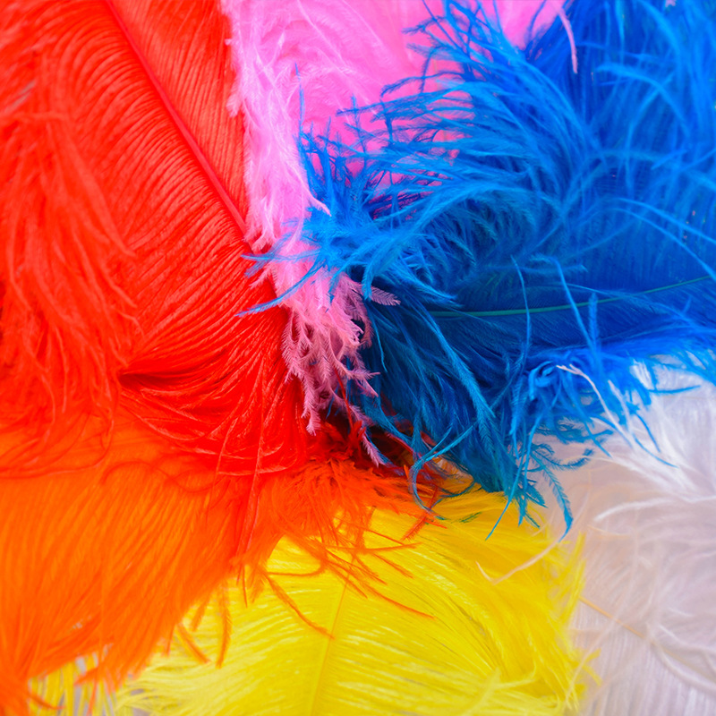 Factory Direct Sales * Ostrich Hair 70-75 Cm *Diy Wedding Feathers, Hotel Decorative Feathers Stage Performance details Picture
