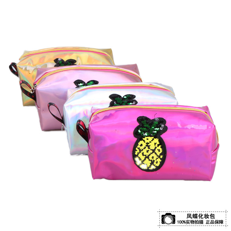New Cosmetic Fashion Small Fresh Pineapple Cosmetic Bag Manufacturers Direct Sales details Picture