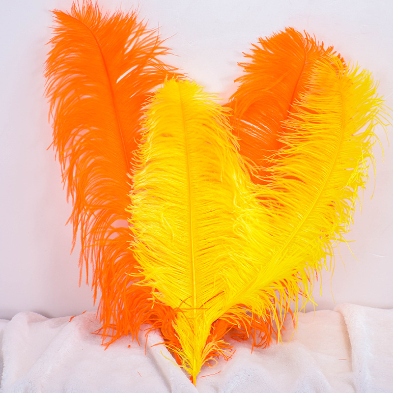Factory Direct Sales * Ostrich Hair 70-75 Cm *Diy Wedding Feathers, Hotel Decorative Feathers Stage Performance Specification drawing
