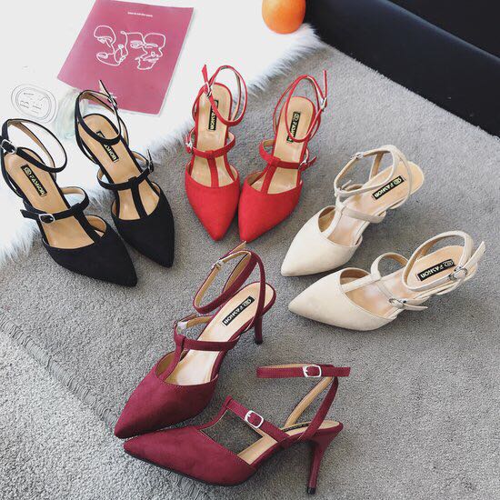 新款大牌时装鞋高跟女鞋产品图