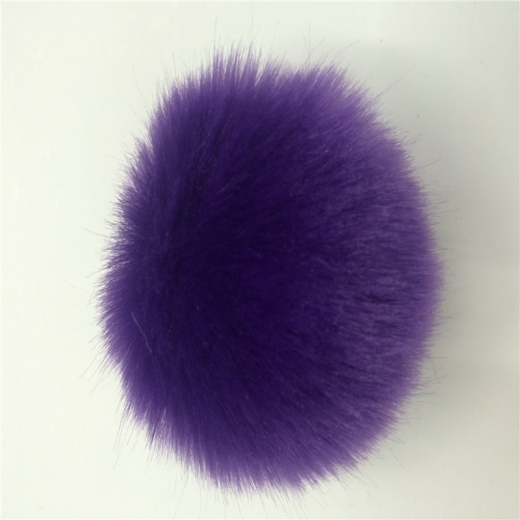 厂家批发仿水貂毛球 鞋服饰品手工diy毛球 仿真人造毛绒球产品图