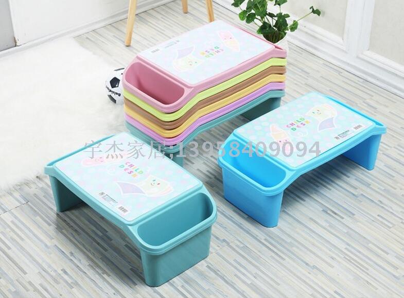 Yu Jie Plastic Thickened Computer Desk Lazy Computer Desk Plastic Lazy Desk Learning Table Application Scenario