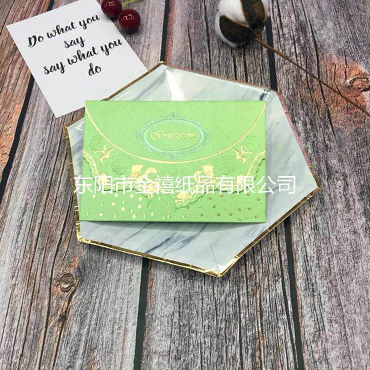 Factory direct sales, customization and wholesale of high-end gold-embossed banquet invitation letters with exquisite printed circular patterns Application Scenario