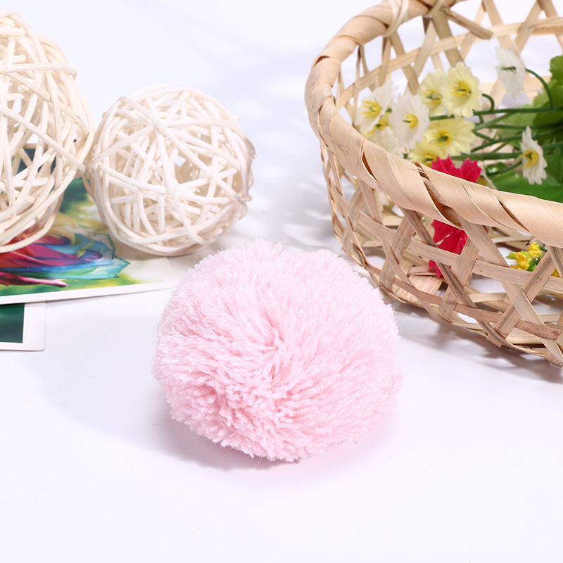 彩色毛绒球球 diy儿童益智玩具幼儿园创意手工diy 可装饰围巾帽子细节图