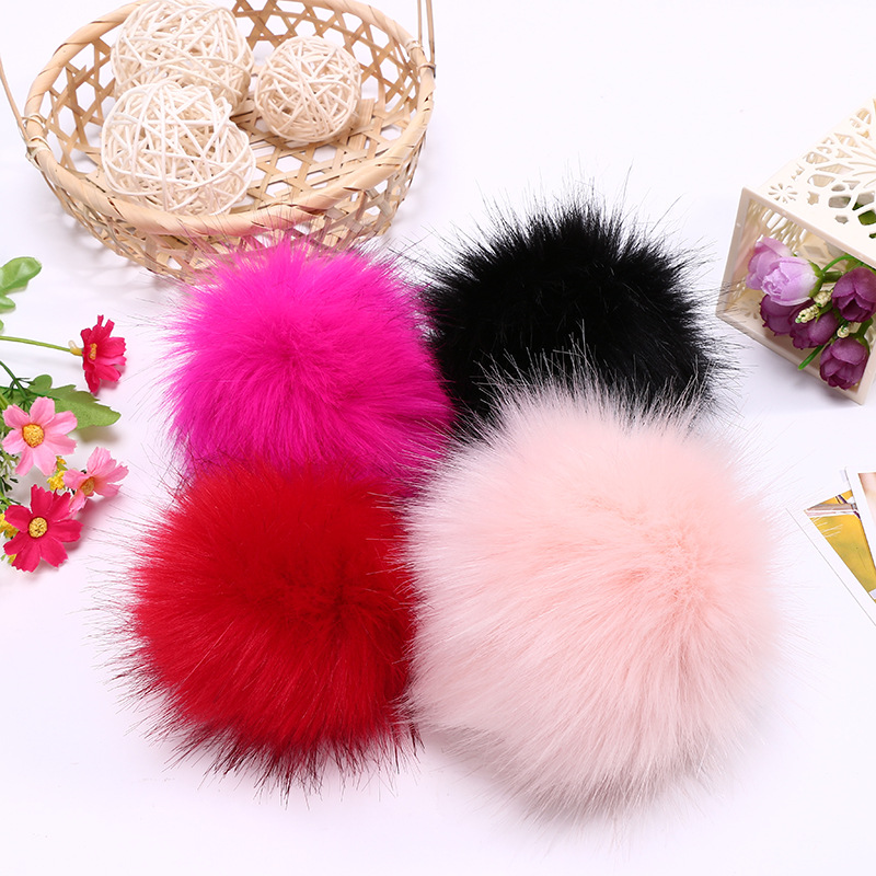 创意礼物韩国可爱仿狐狸毛球挂件女款 汽车钥匙扣饰品配件